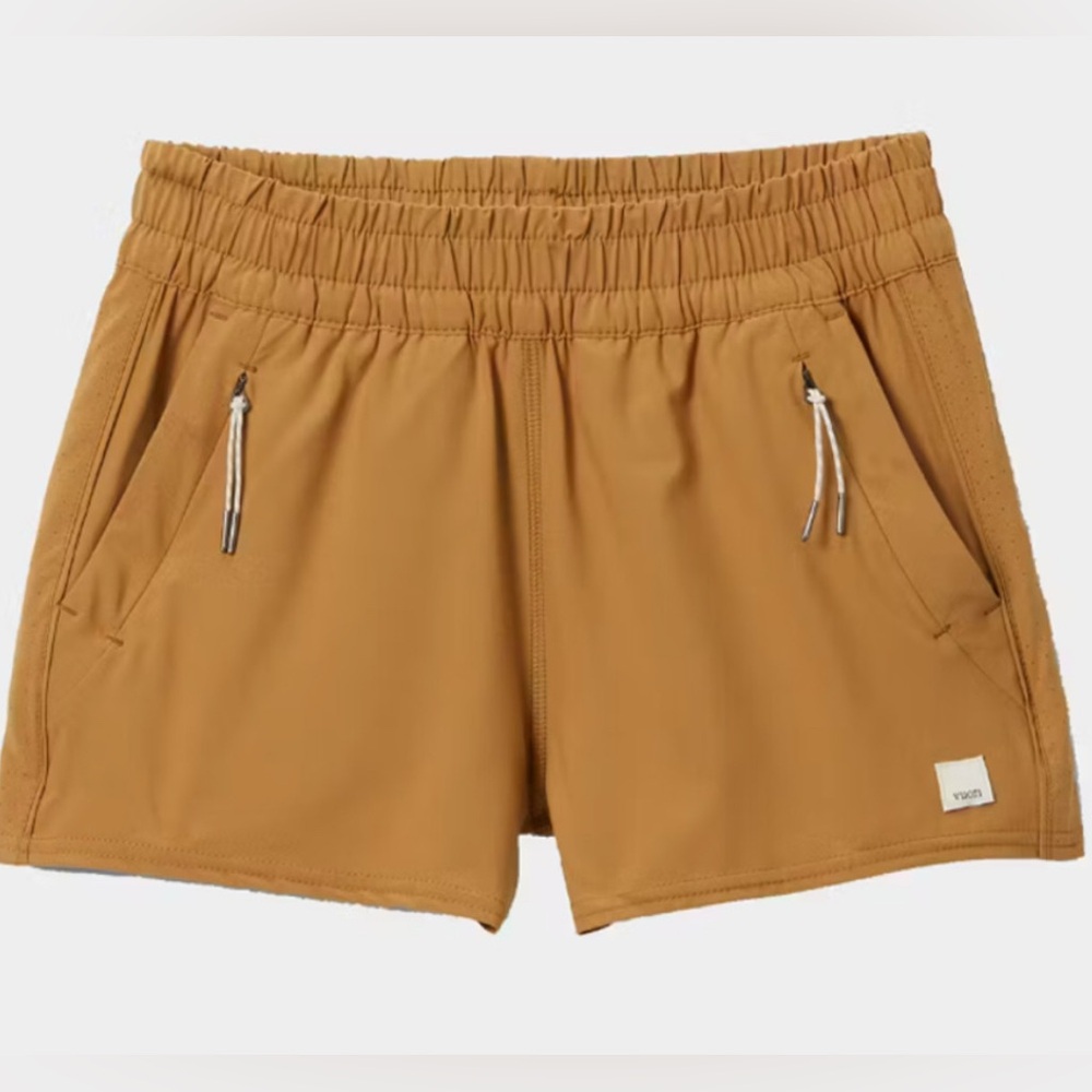Vuori Dash Shorts size Small Golden Yellow